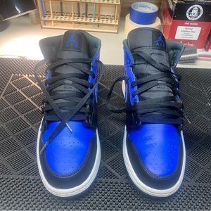 Nike Air Jordan 1 Mid Hyper Royal 554724-007/DS SZ:11 Nike